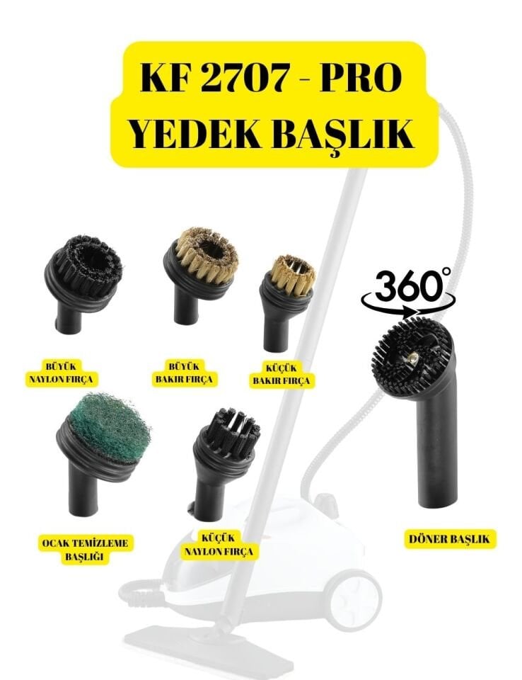 YOUBAN KF 2707 - PRO Buharlı Temizlik Makinesi  Yedek Başlık