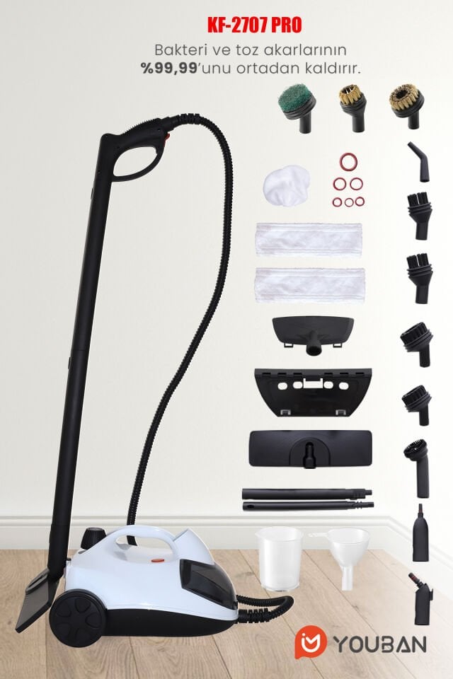 Youban KF2707 - PRO Buharlı Temizlik Makinesi